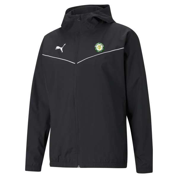 Belfast Celtic Puma Team Rise Training All Weather Jacket – Black/White